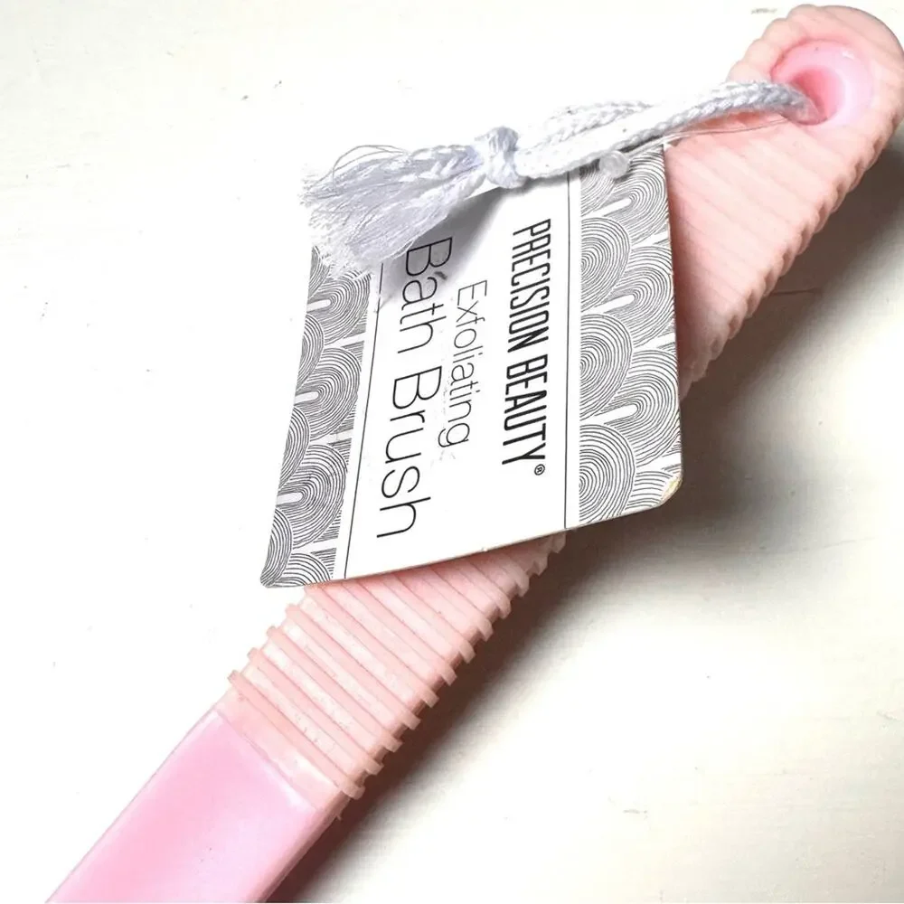 Precision Beauty Pink Exfoliating Bath Brush NWT